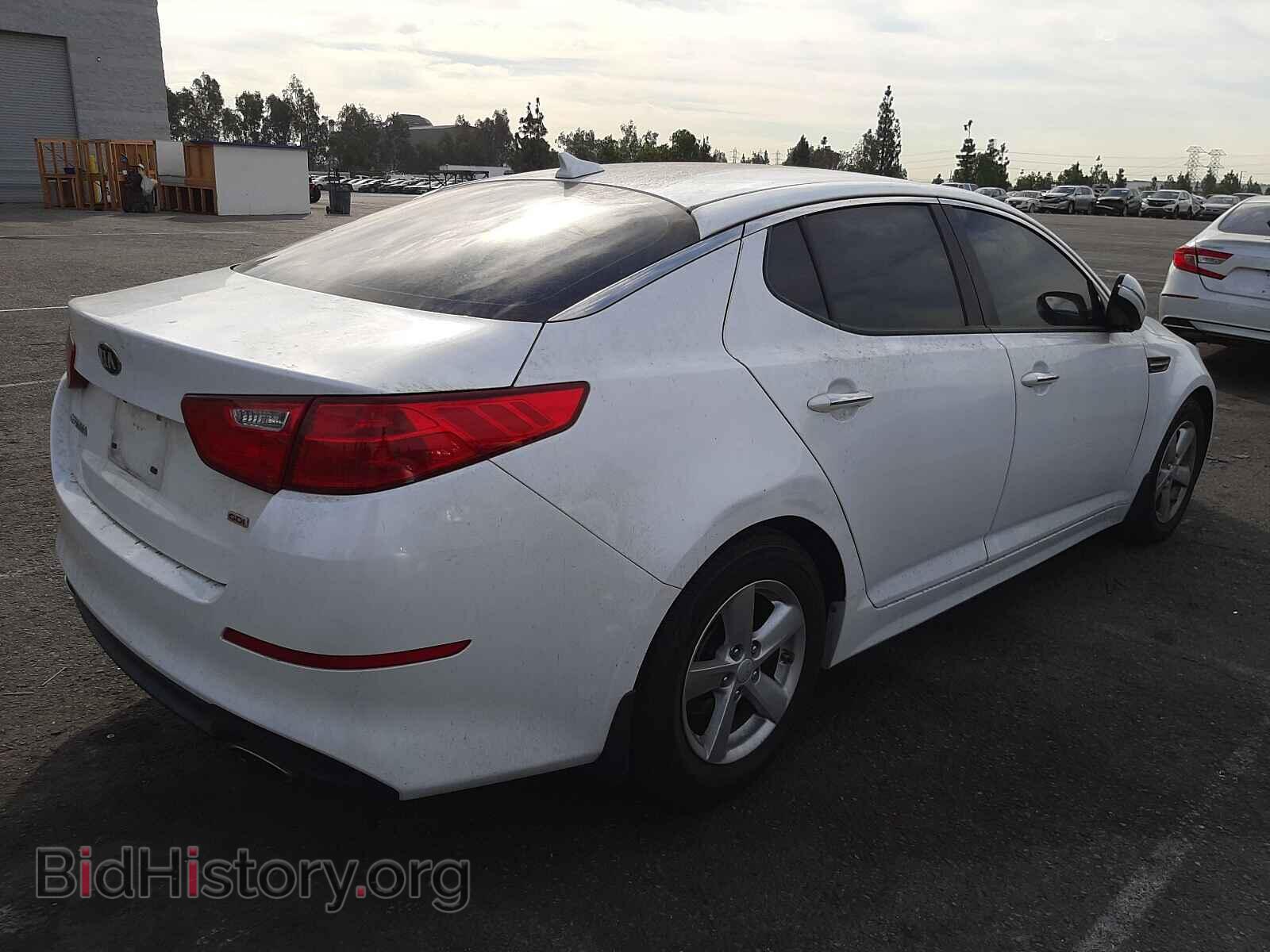2015 KIA OPTIMA - VIN: KNAGM4A74F5642705 - Фото 4