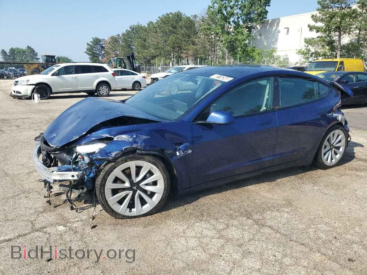 Фотография 5YJ3E1EA9NF370782 - TESLA MODEL 3 2022