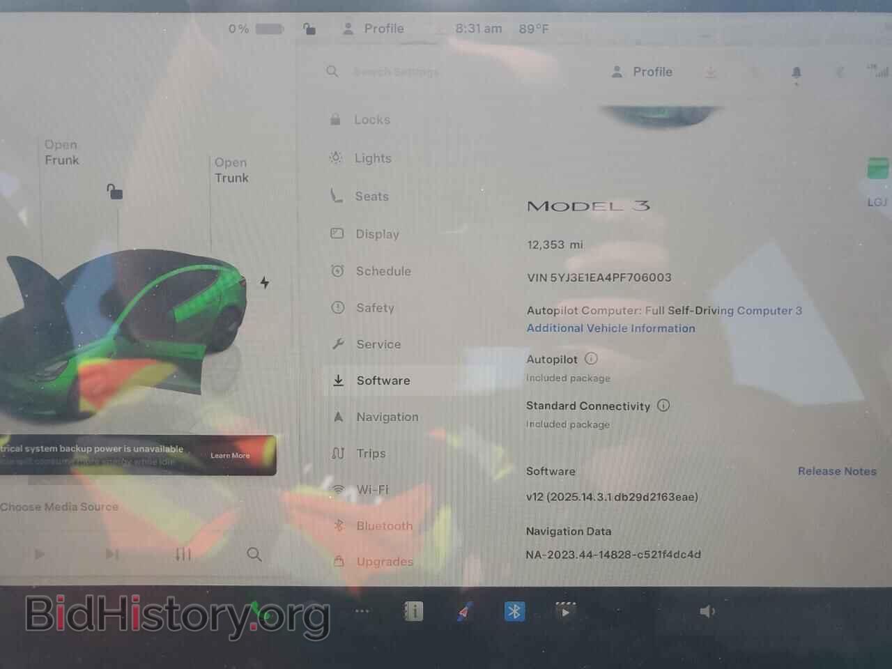 2023 TESLA MODEL 3 - VIN: 5YJ3E1EA4PF706003 - Photo 9