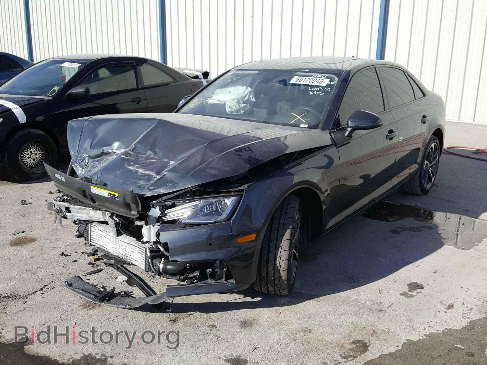 2019 AUDI A4 - VIN: WAUGMAF49KN012671 - Photo 2