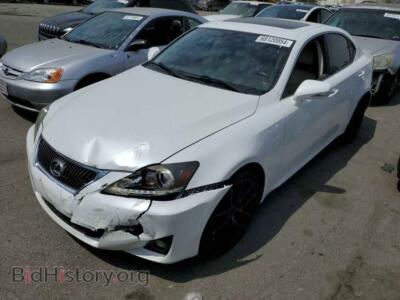 2012 Lexus IS 250, white — VIN JTHBF5C25C5159409, Copart