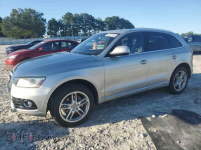 2013 Audi Q5 Premium Plus, серебристый — VIN WA1LFAFP1DA053368, Copart
