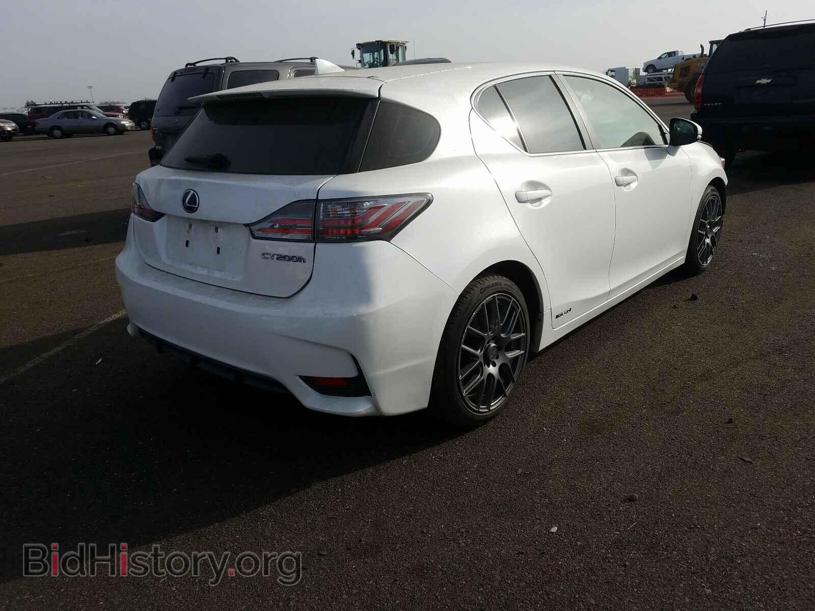 2014 LEXUS CT 200 - VIN: JTHKD5BH4E2189985 - Фото 4