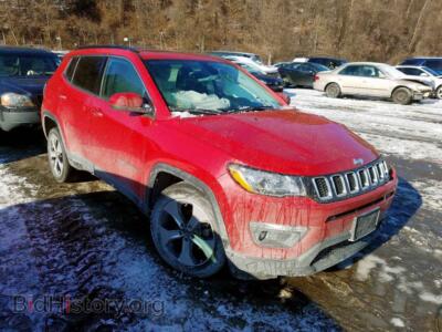 2017 Jeep COMPASS LA, красный — VIN 3C4NJDBB5HT666178, Copart