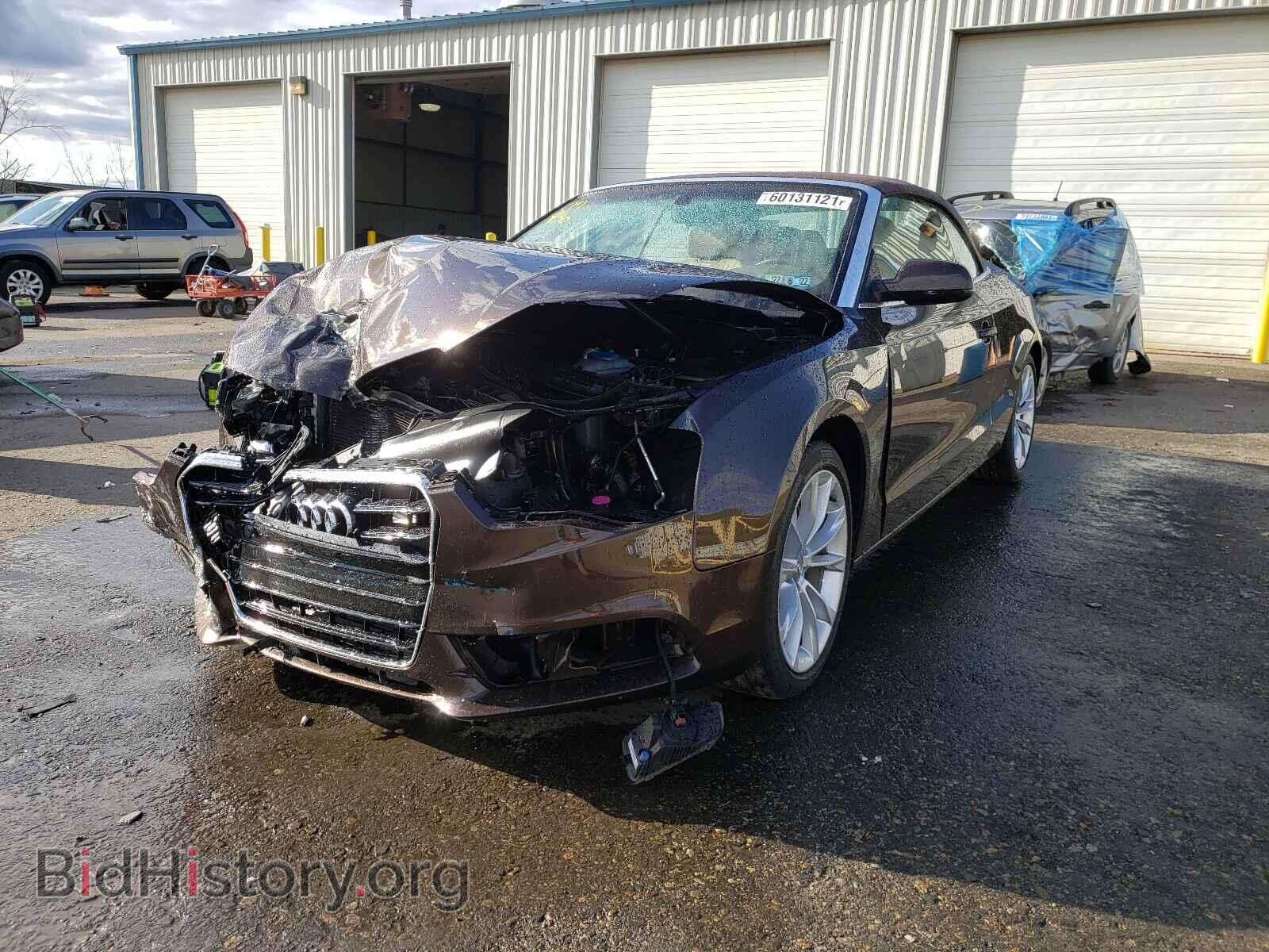 2013 AUDI A5 - VIN: WAUVFAFH8DN014144 - Фото 2