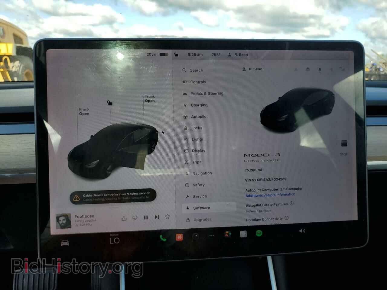 2018 TESLA MODEL 3 - VIN: 5YJ3E1EA2JF034269 - Photo 9