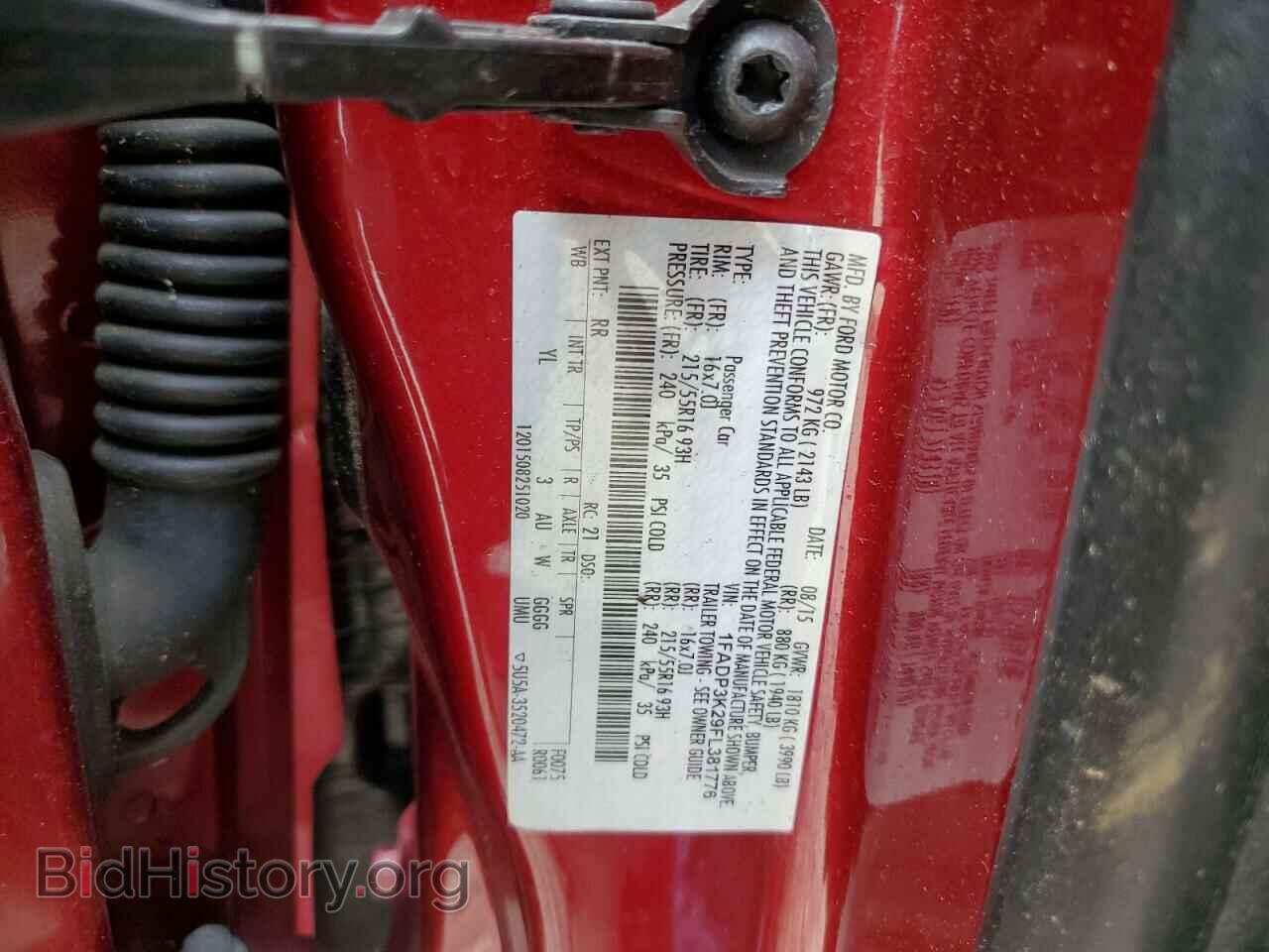 2015 FORD FOCUS - VIN: 1FADP3K29FL381776 - Фото 12
