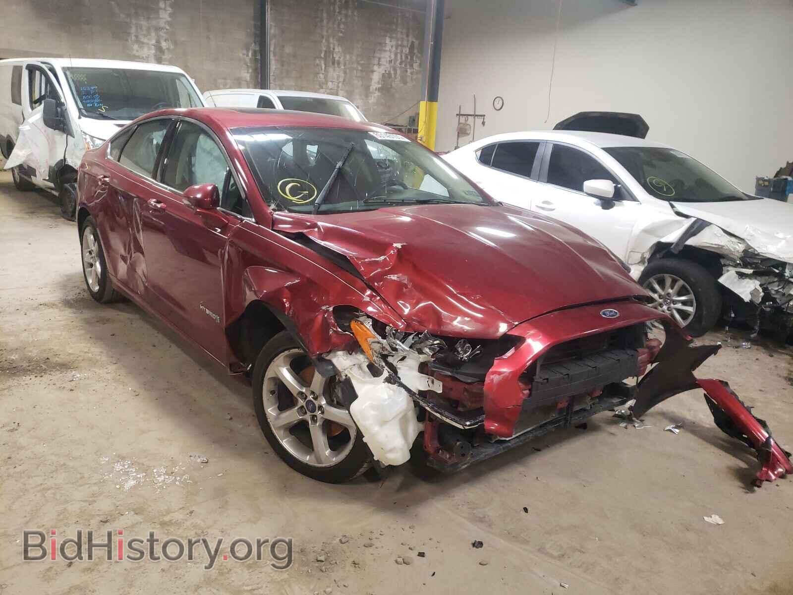 Photo 3FA6P0LU6DR355142 - FORD FUSION 2013