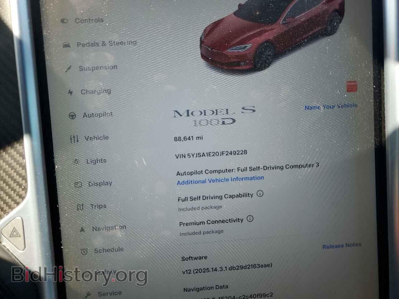 2018 TESLA MODEL S - VIN: 5YJSA1E20JF249228 - Photo 12