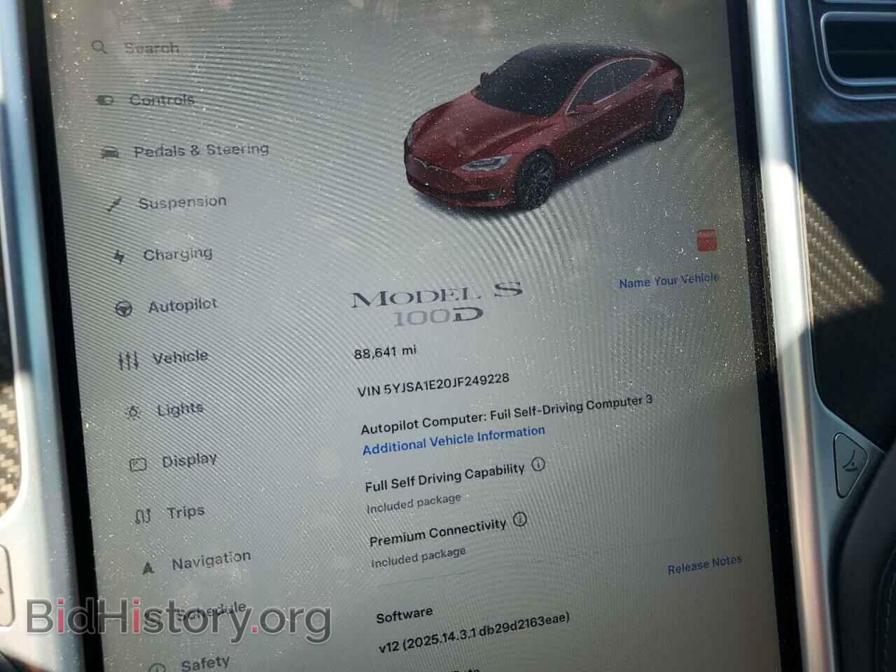 2018 TESLA MODEL S - VIN: 5YJSA1E20JF249228 - Photo 9