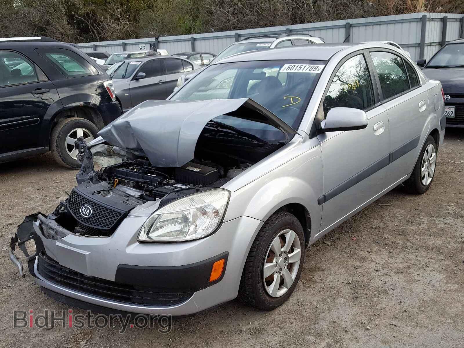 2007 KIA RIO BASE - VIN: KNADE123576237345 - Photo 2