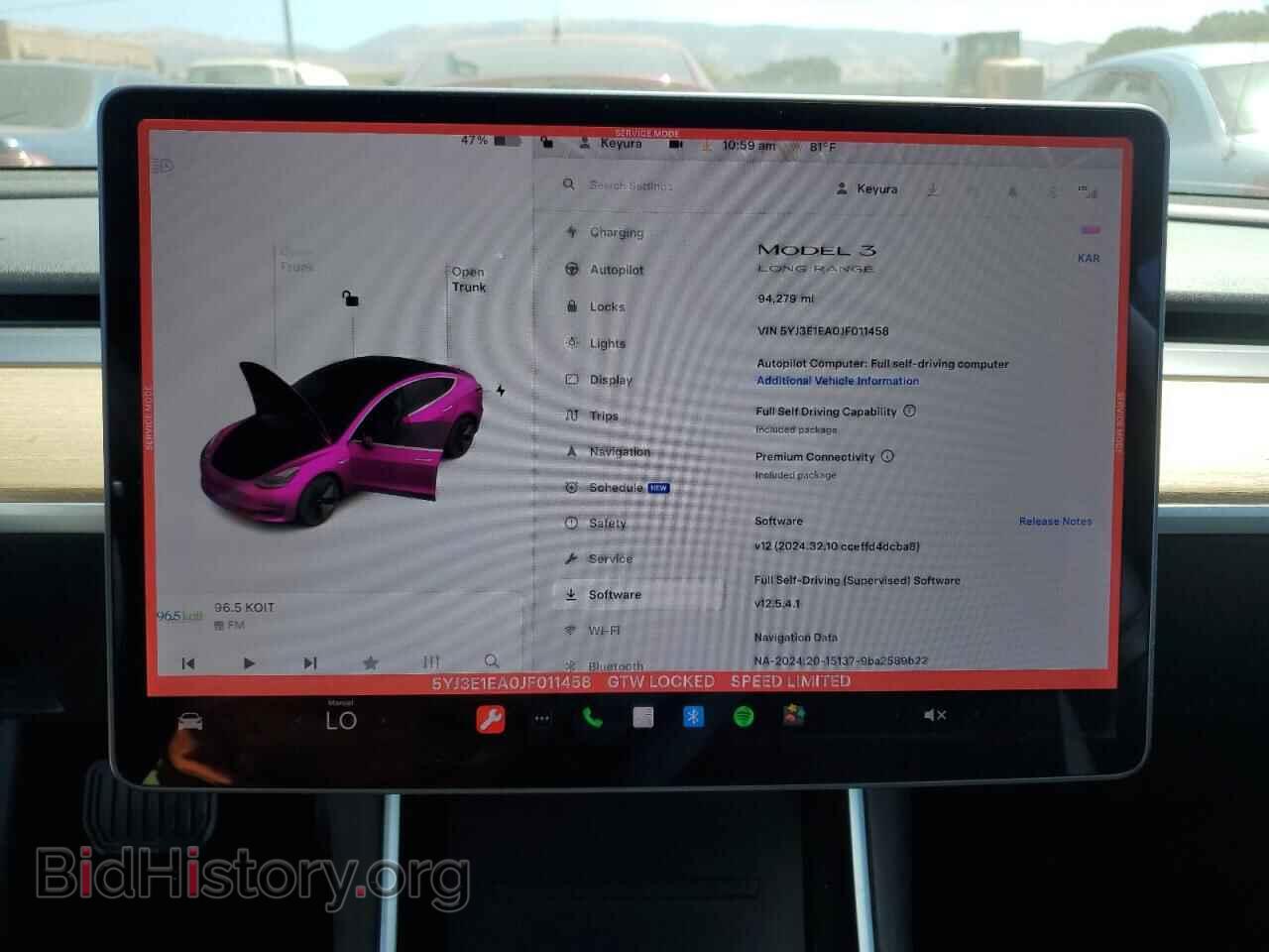 2018 TESLA MODEL 3 - VIN: 5YJ3E1EA0JF011458 - Фото 9