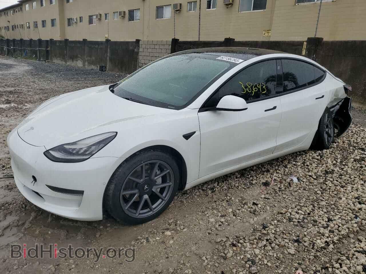 Photo 5YJ3E1EA9MF859651 - TESLA MODEL 3 2021