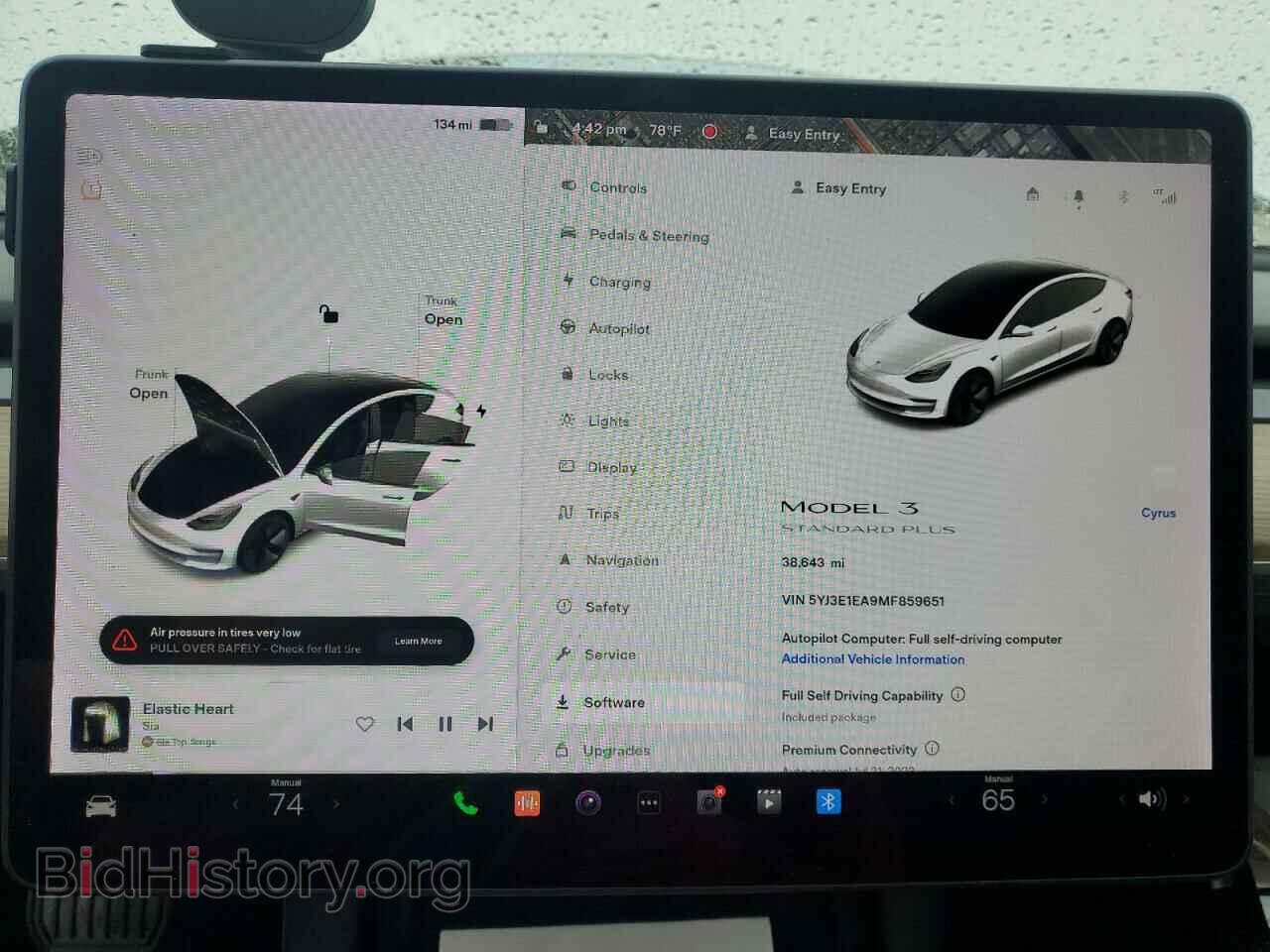 2021 TESLA MODEL 3 - VIN: 5YJ3E1EA9MF859651 - Photo 9