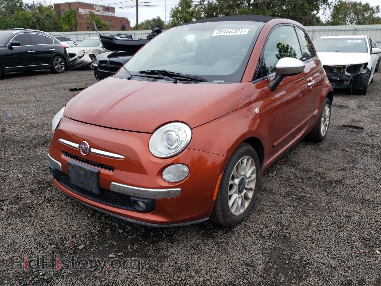 2012 FIAT 500 - VIN: 3C3CFFER8CT383882 - Фото 2