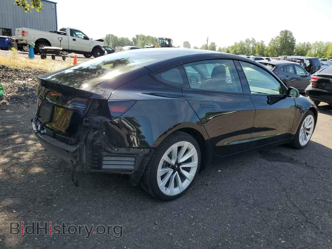 2022 TESLA MODEL 3 - VIN: 5YJ3E1EA4NF370592 - Фото 3