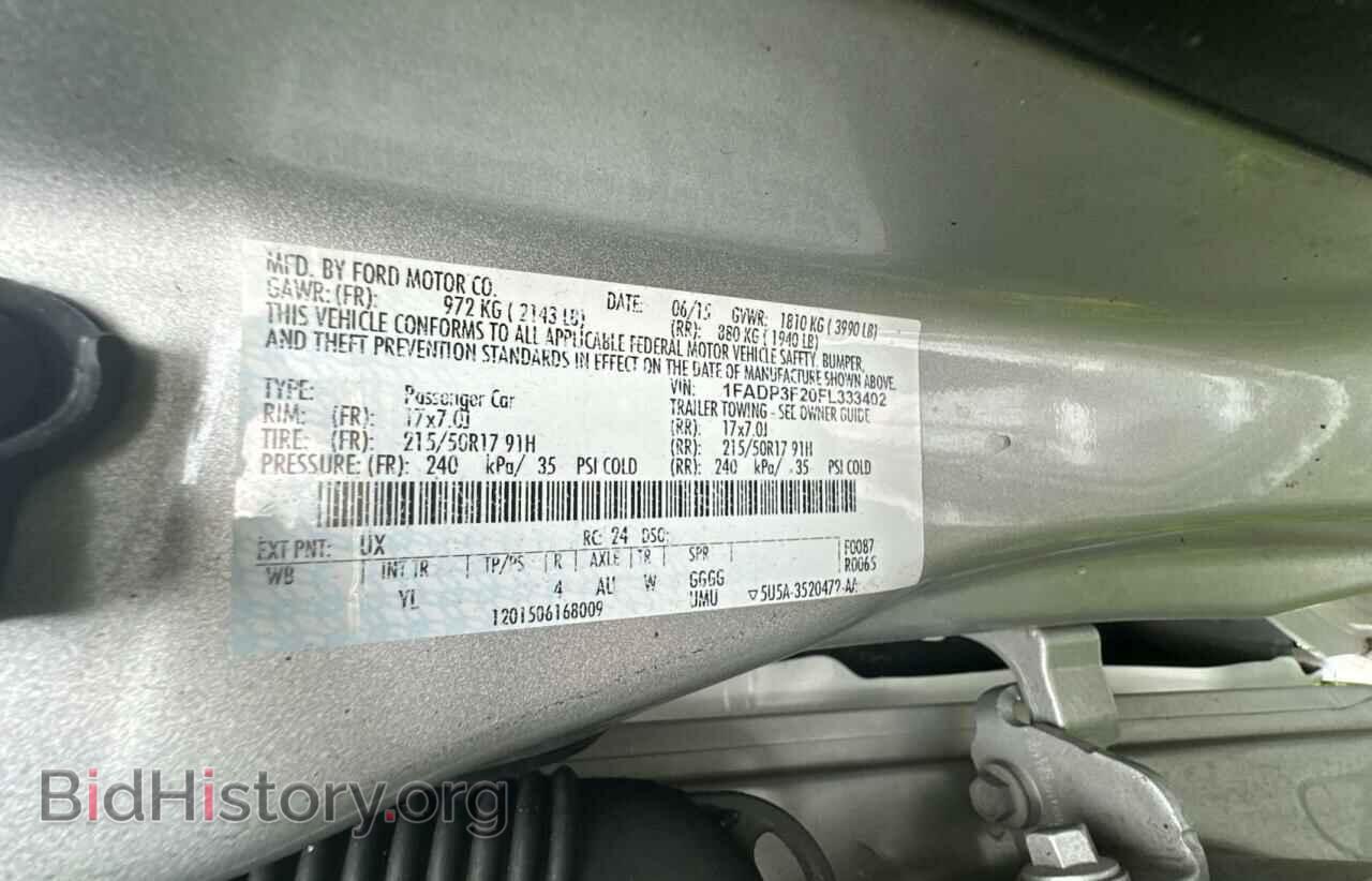 2015 FORD FOCUS - VIN: 1FADP3F20FL333402 - Фото 10