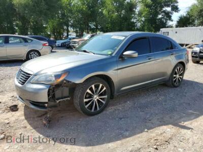2013 Chrysler 200 200 Tourin, серый — VIN 1C3CCBBB7DN744920, Copart