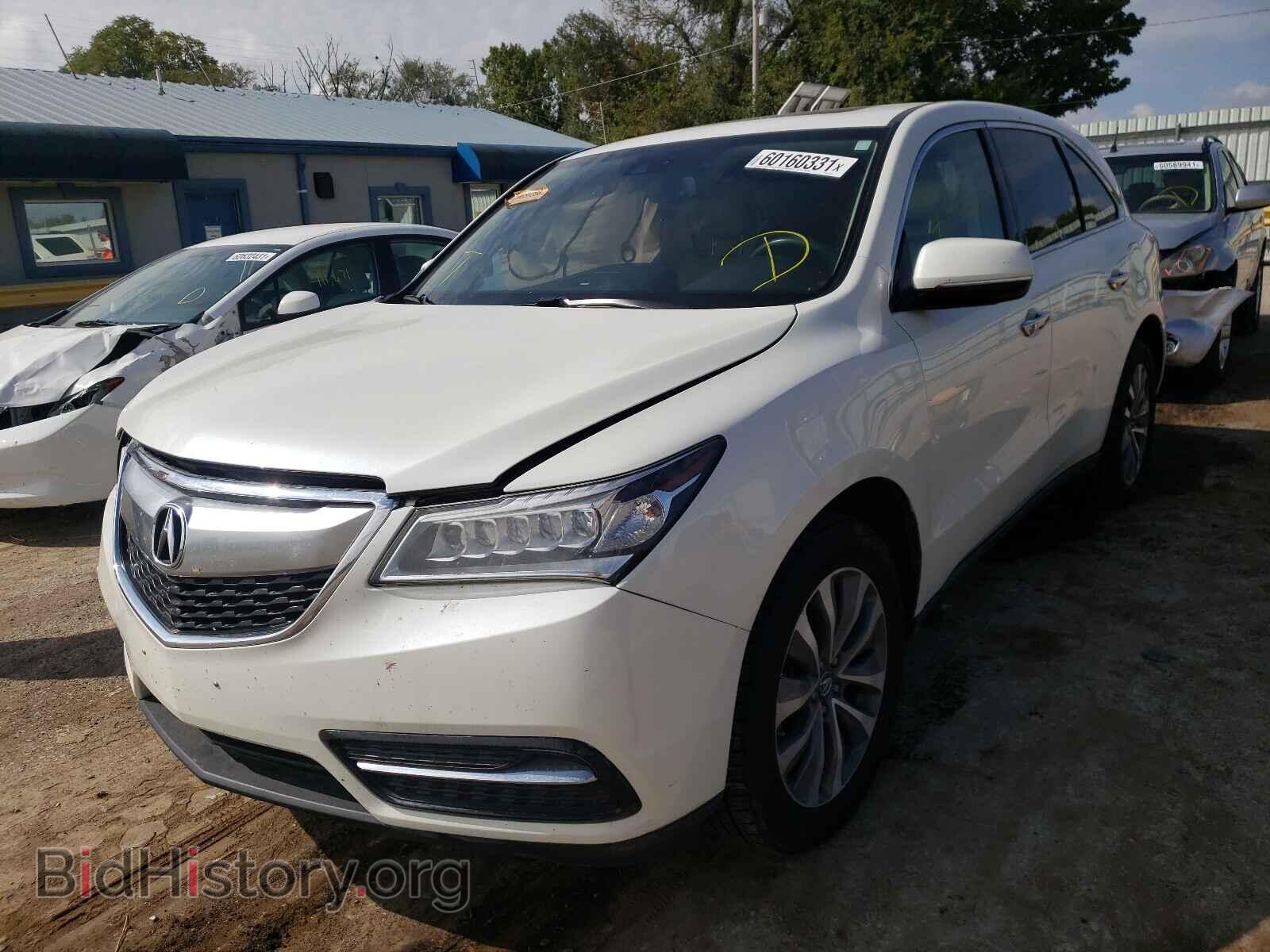 2015 ACURA MDX - VIN: 5FRYD4H42FB010270 - Фото 2