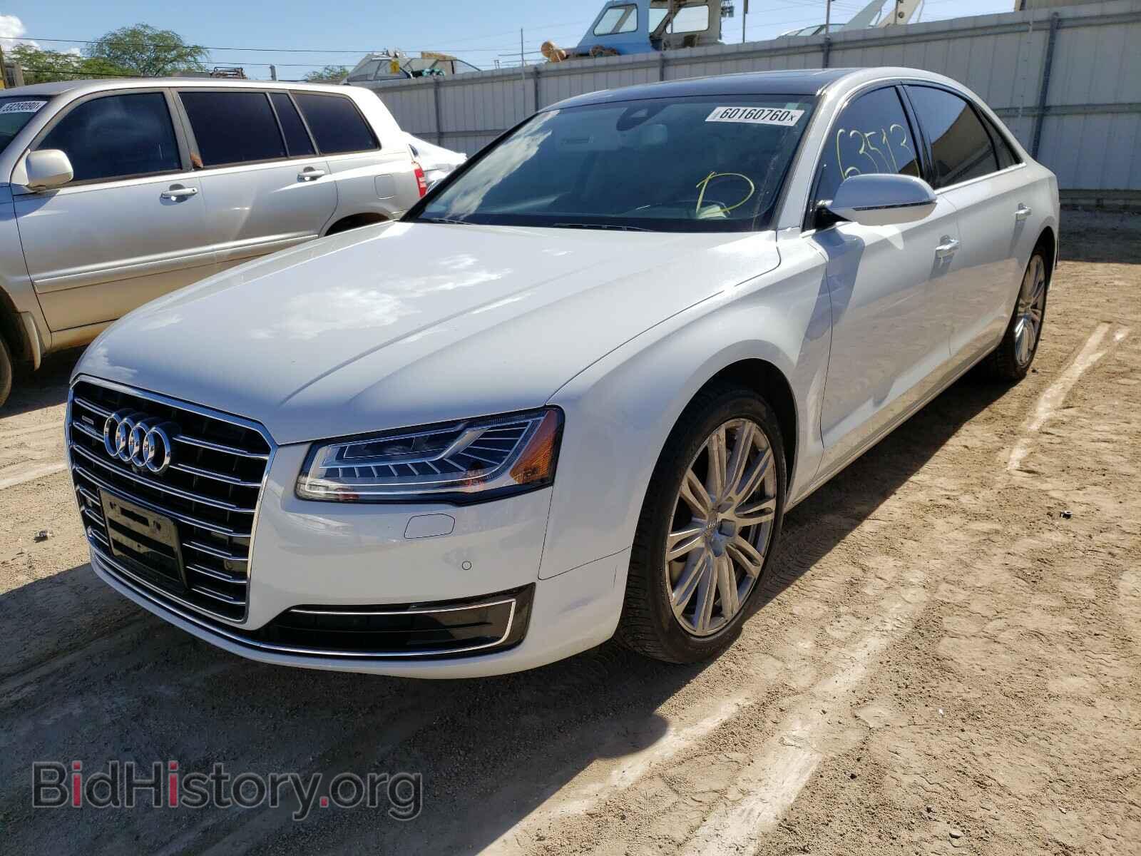 2016 AUDI A8 - VIN: WAU34AFD9GN007198 - Фото 2