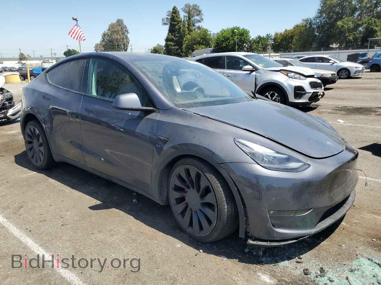 2022 TESLA MODEL Y - VIN: 7SAYGDEF4NF381639 - Фото 4