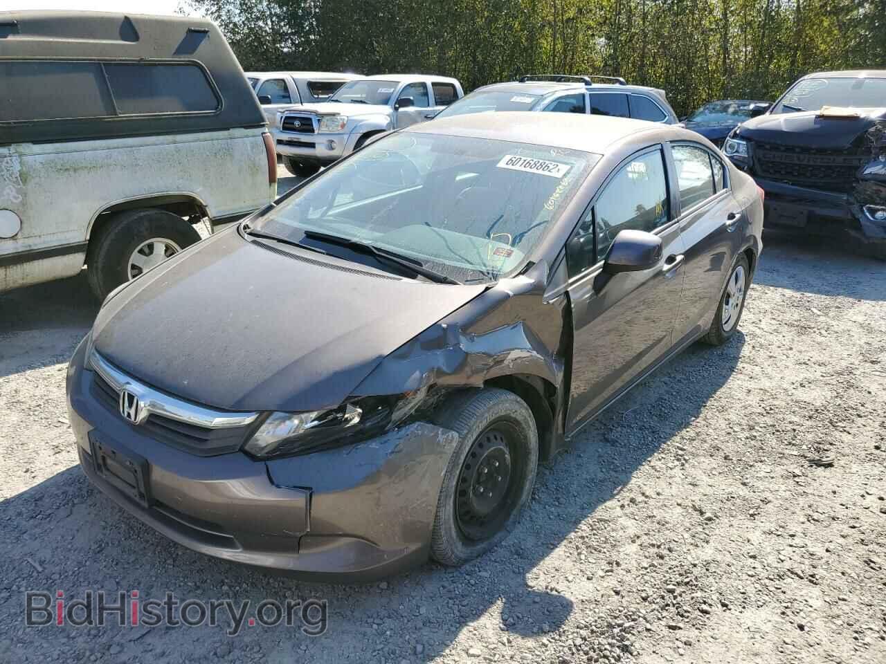 2012 HONDA CIVIC - VIN: 2HGFB2F52CH517305 - Фото 2