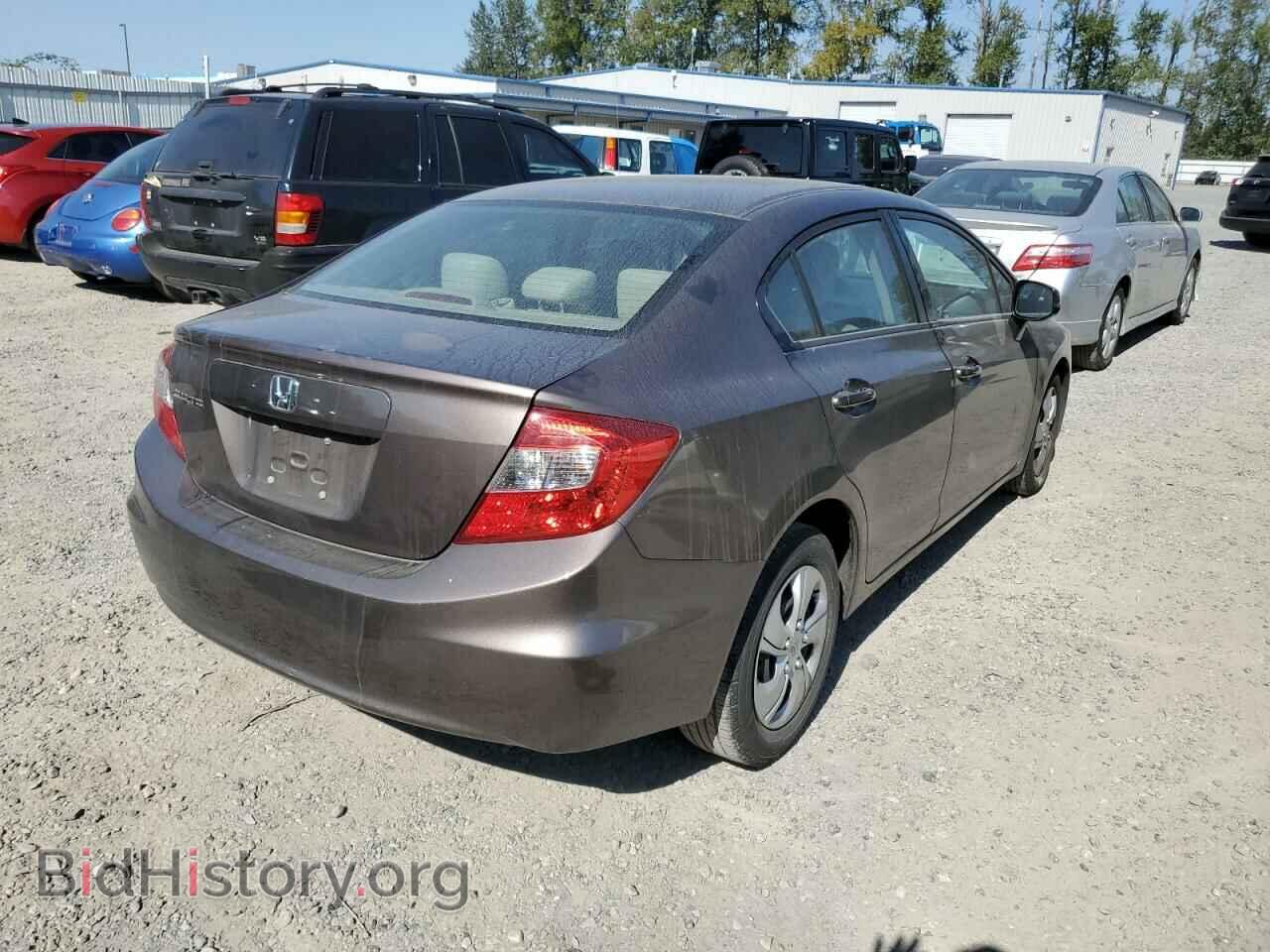 2012 HONDA CIVIC - VIN: 2HGFB2F52CH517305 - Фото 4