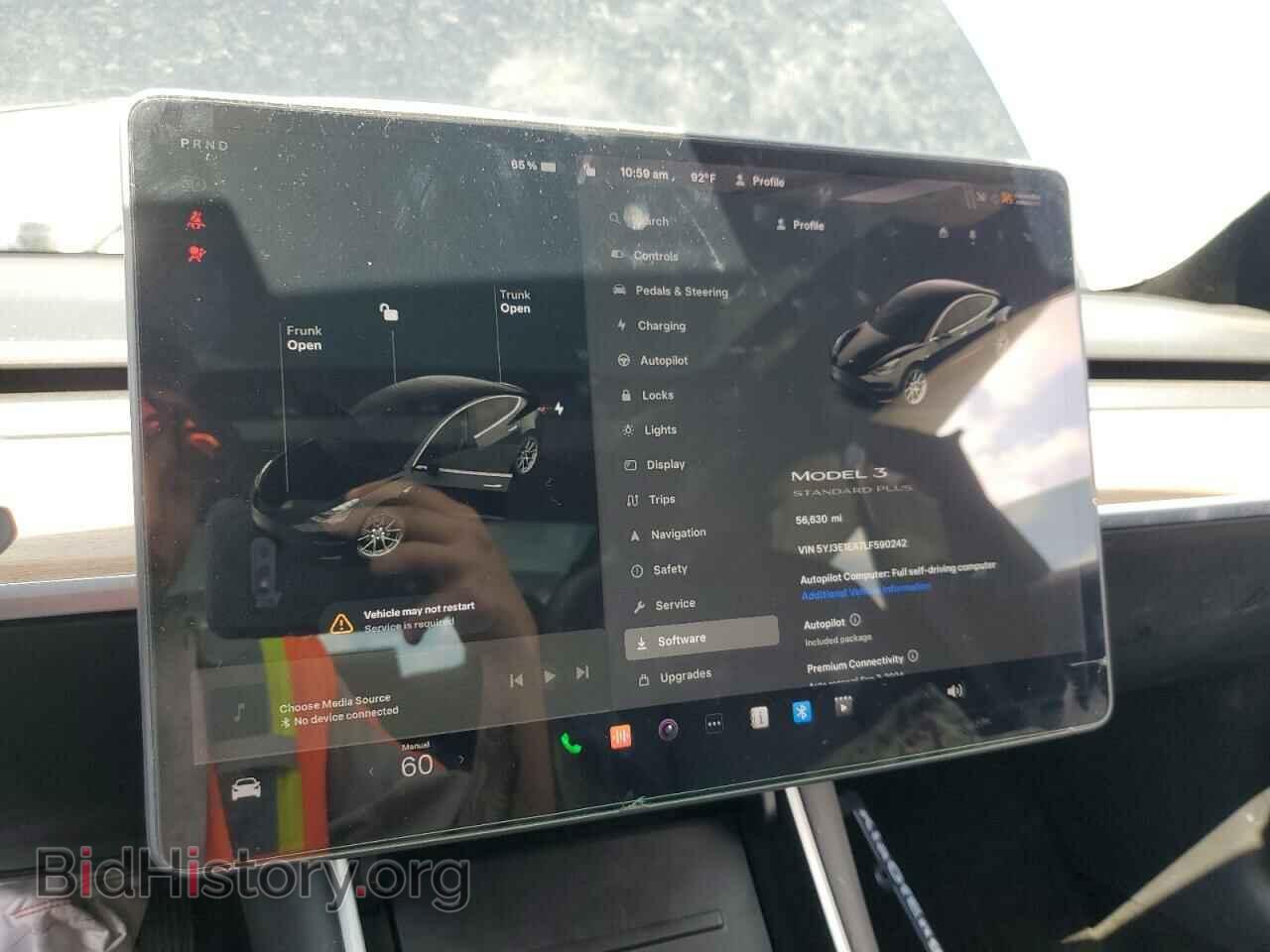 2020 TESLA MODEL 3 - VIN: 5YJ3E1EA7LF590242 - Фото 9