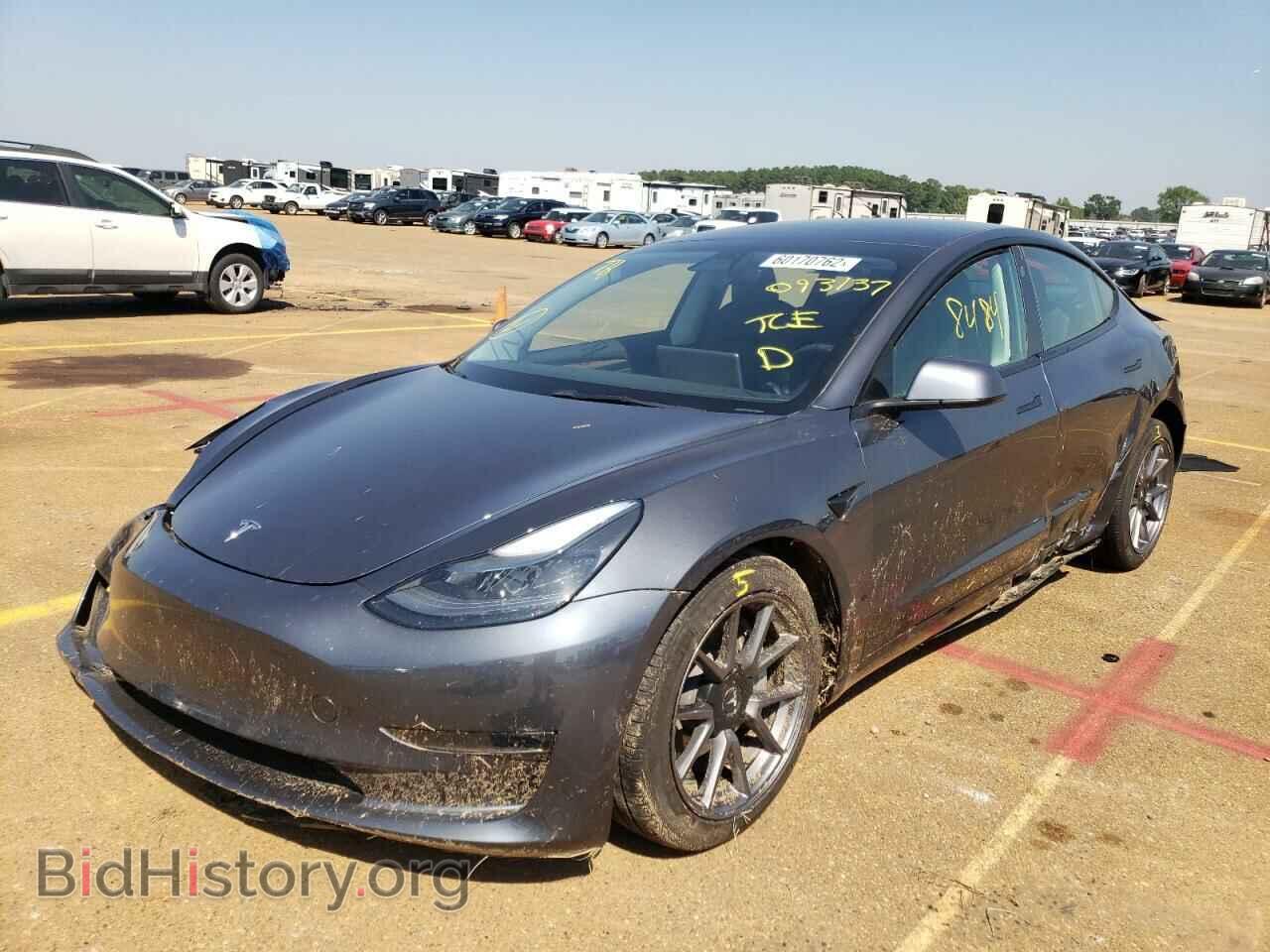 2021 TESLA MODEL 3 - VIN: 5YJ3E1EB9MF093137 - Фото 2
