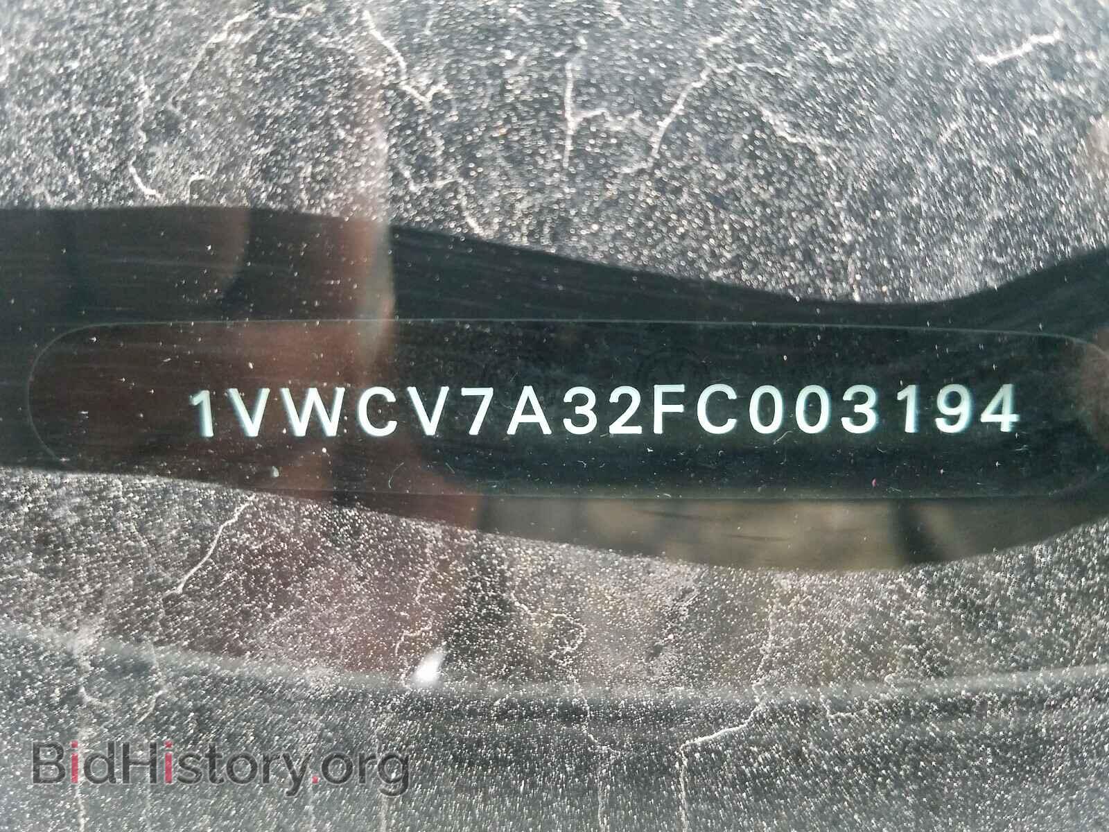 2015 VOLKSWAGEN PASSAT - VIN: 1VWCV7A32FC003194 - Фото 10