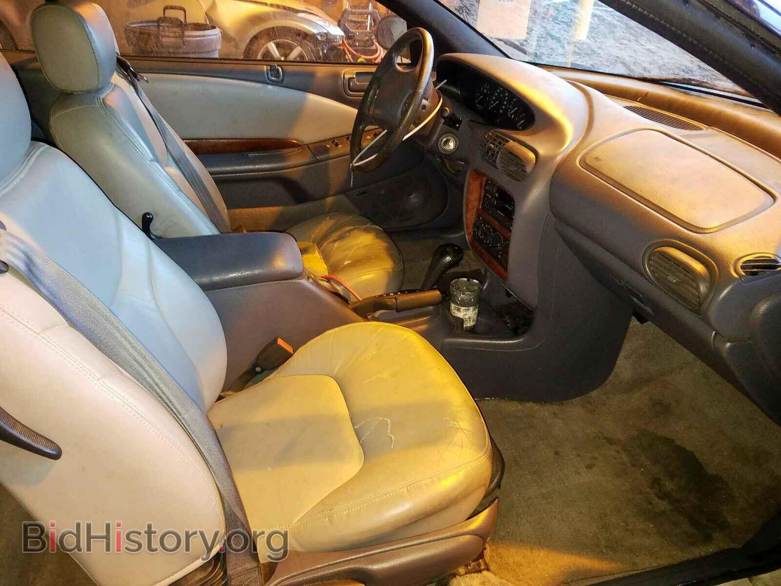 1996 CHRYSLER SEBRING - VIN: 3C3EL55H5TT272421 - Фото 5