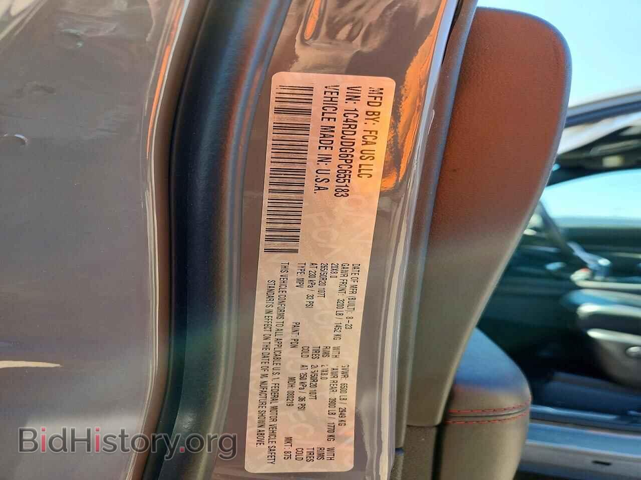 2023 DODGE DURANGO - VIN: 1C4RDJDG6PC655183 - Фото 12