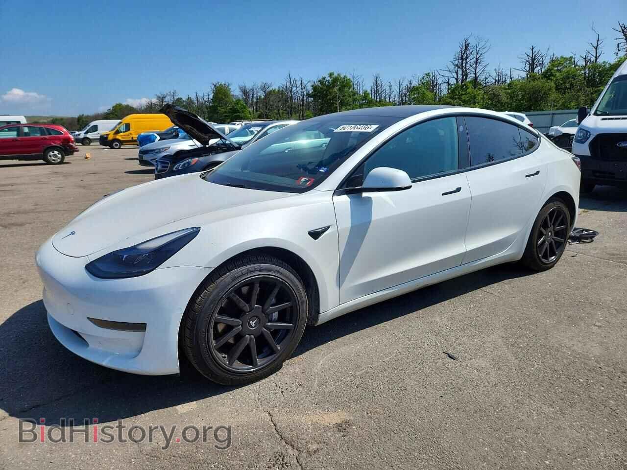 Photo 5YJ3E1EA0MF090103 - TESLA MODEL 3 2021
