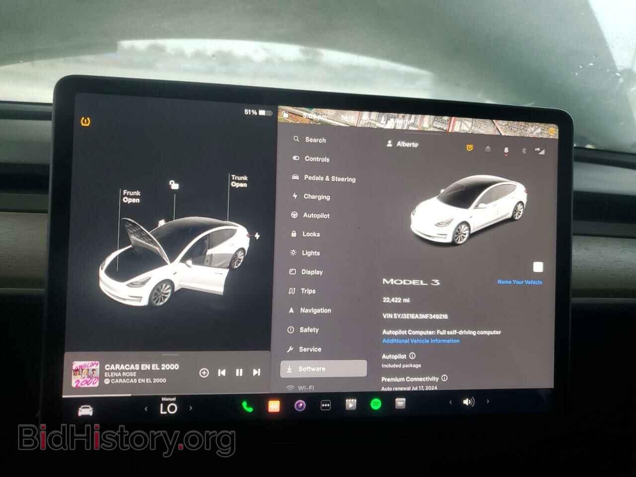 2022 TESLA MODEL 3 - VIN: 5YJ3E1EA3NF349216 - Photo 9