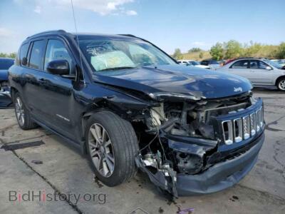 2017 Jeep COMPASS Compass LA, черный — VIN 1C4NJDEB8HD101165, Copart