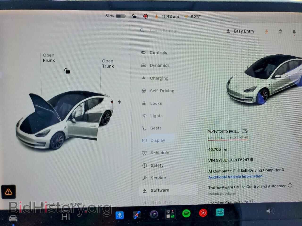 2020 TESLA MODEL 3 - VIN: 5YJ3E1EC7LF624715 - Фото 9