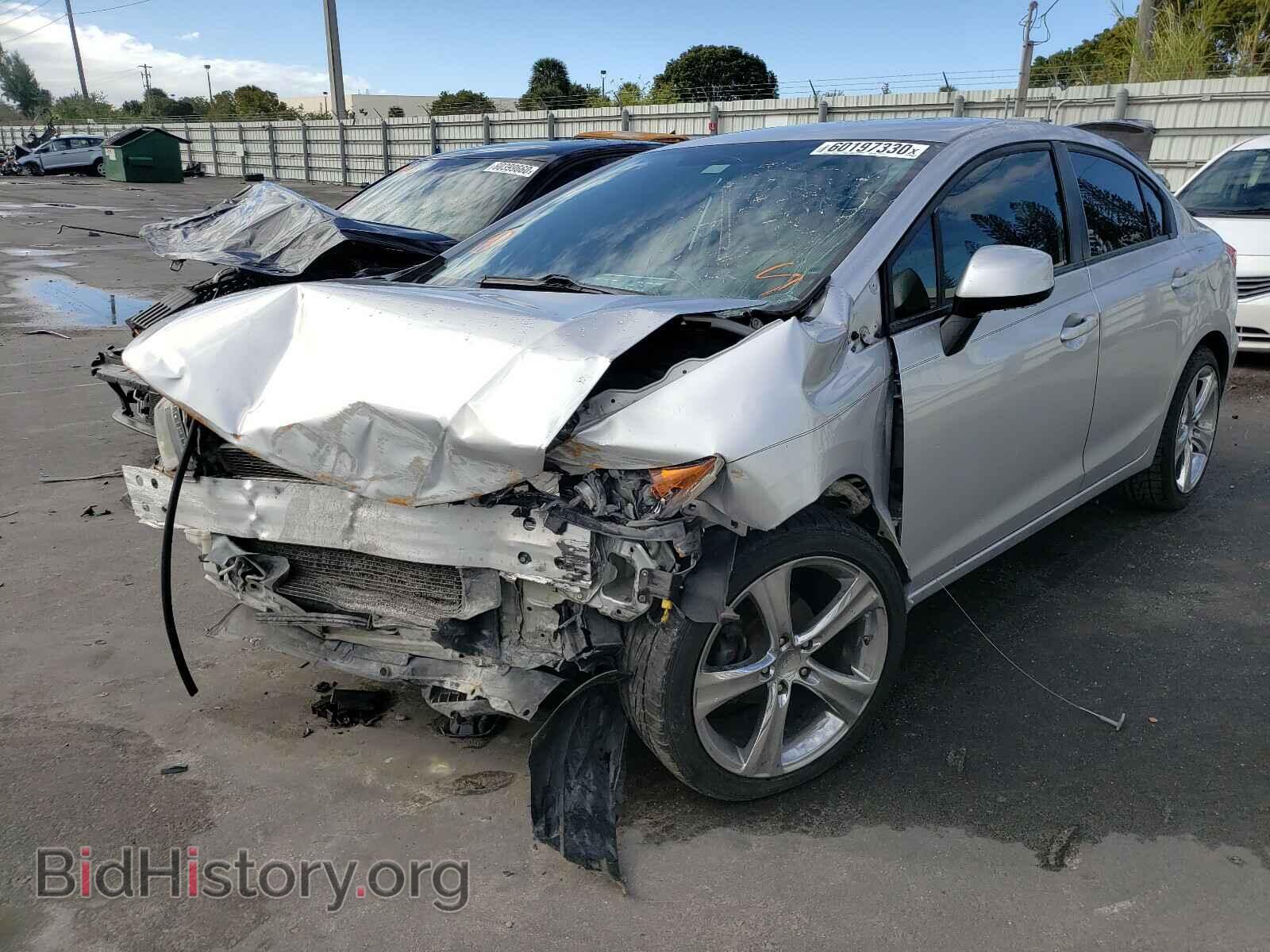 2012 HONDA CIVIC - VIN: 2HGFB2F52CH305407 - Фото 2