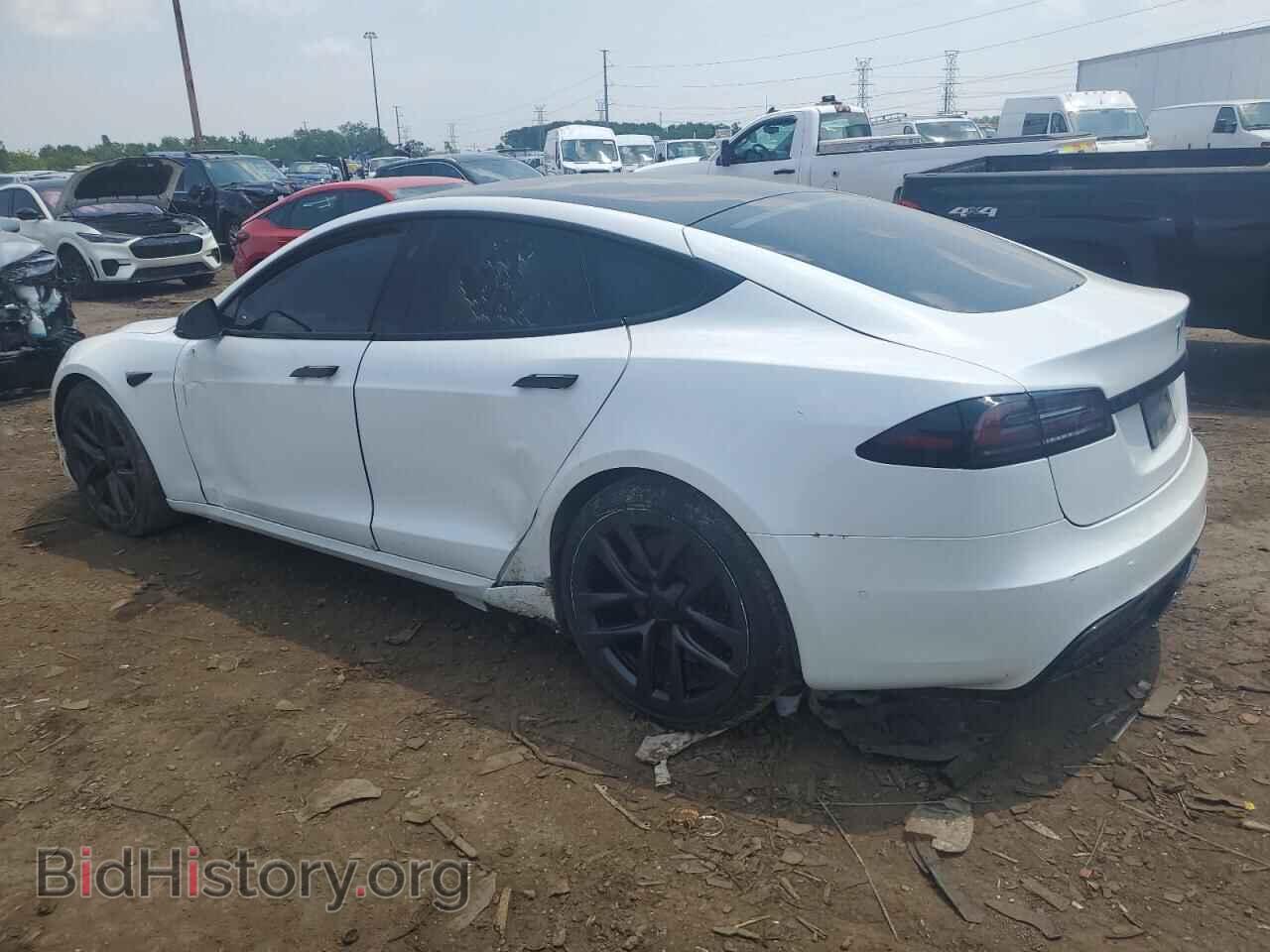 2022 TESLA MODEL S - VIN: 5YJSA1E52NF490384 - Фото 2