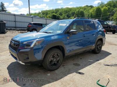 2023 Subaru FORESTER Wilderness, blue — VIN JF2SKAMCXPH522385, Copart