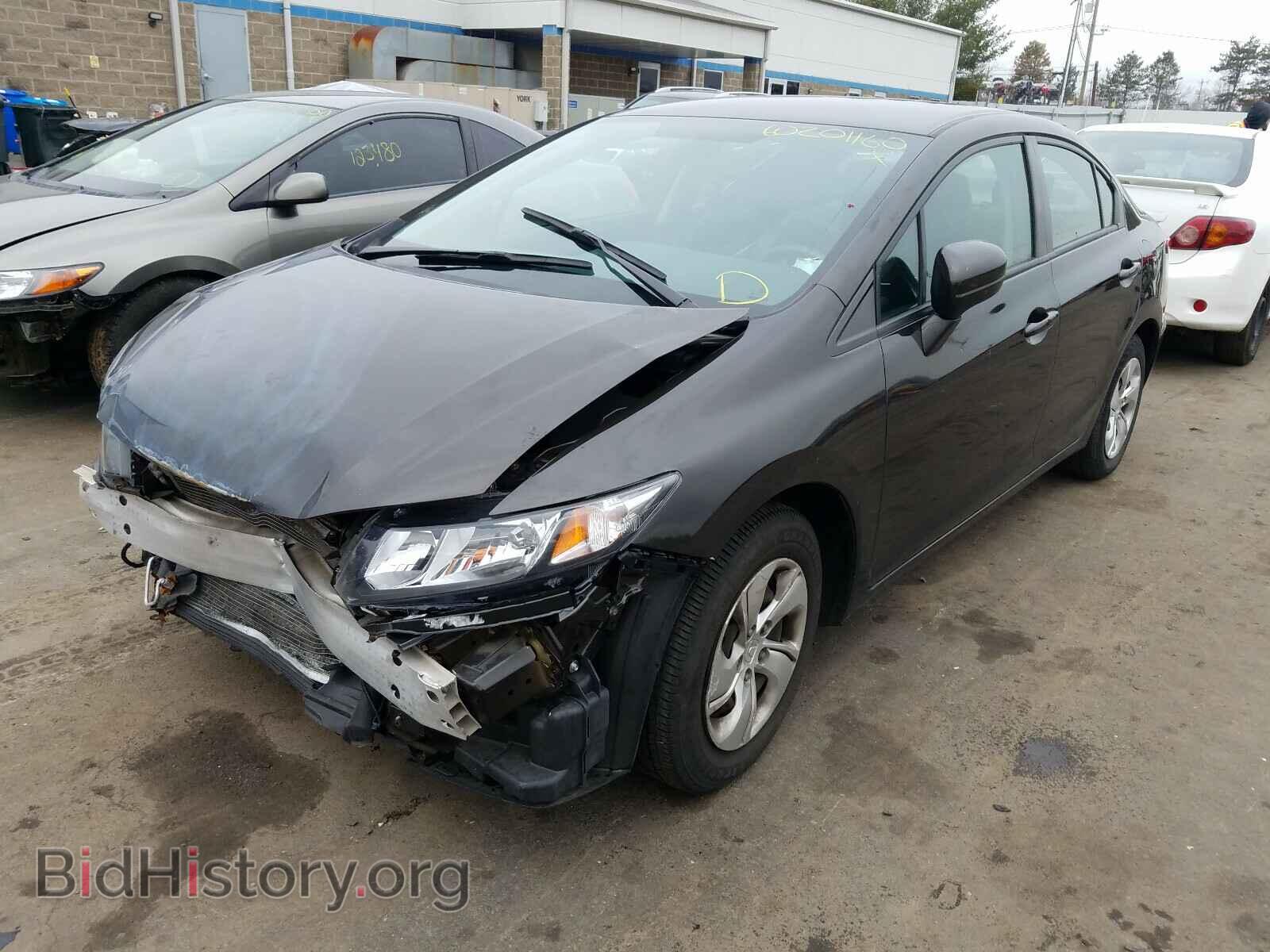2014 HONDA CIVIC - VIN: 2HGFB2F5XEH523923 - Фото 2