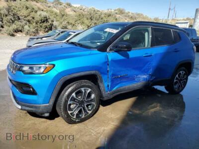 2022 Jeep COMPASS Limited, синий — VIN 3C4NJDCB5NT201667, Copart
