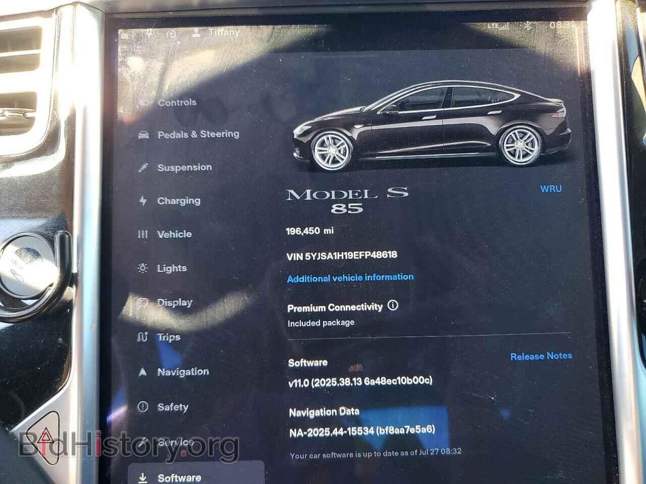 2014 TESLA MODEL S - VIN: 5YJSA1H19EFP48618 - Photo 9