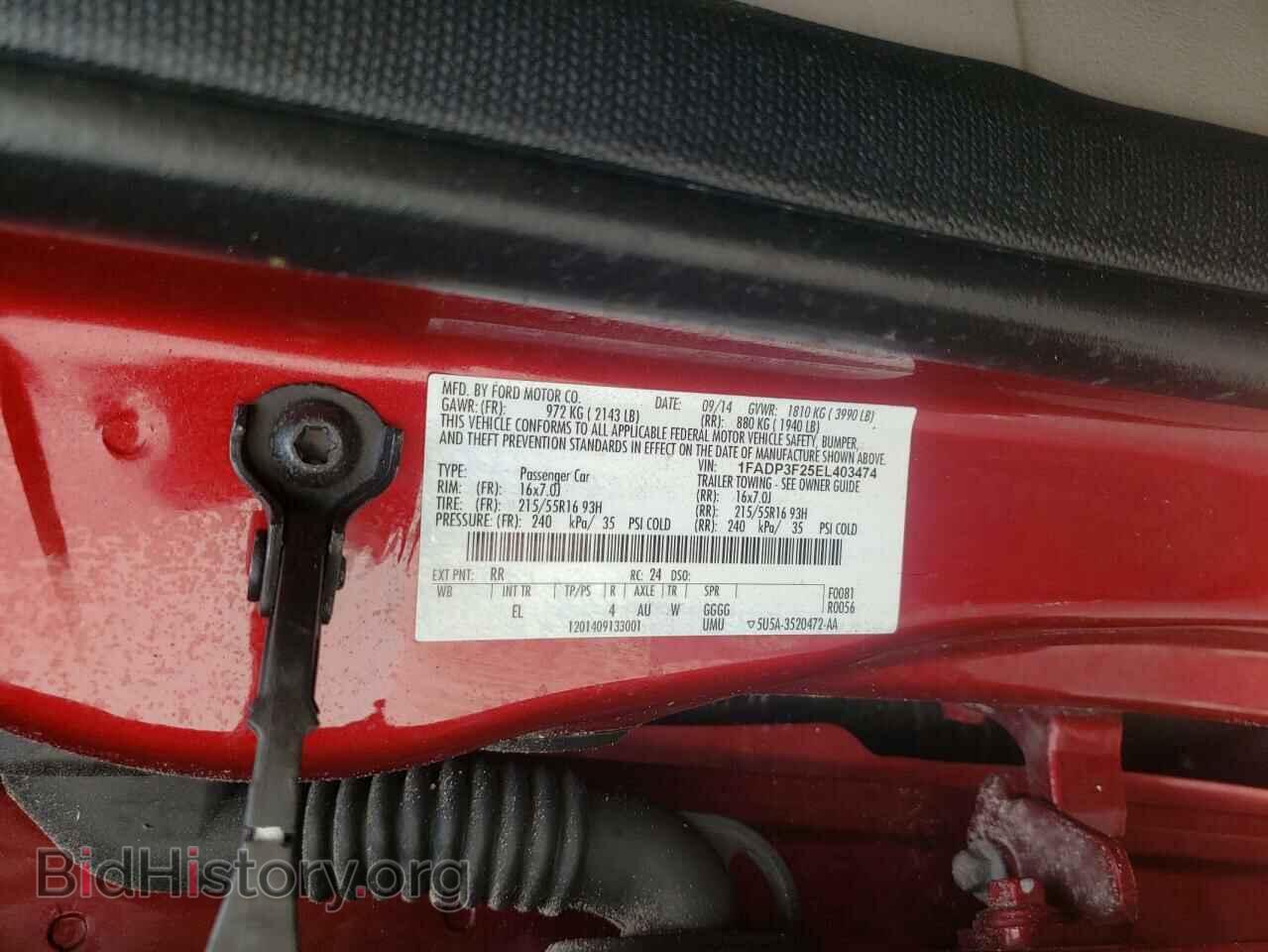 2014 FORD FOCUS - VIN: 1FADP3F25EL403474 - Photo 10