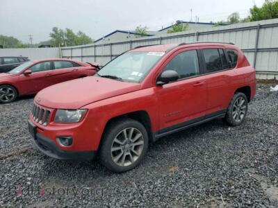 2017 Jeep COMPASS Sport, красный — VIN 1C4NJDBB5HD128215, Copart