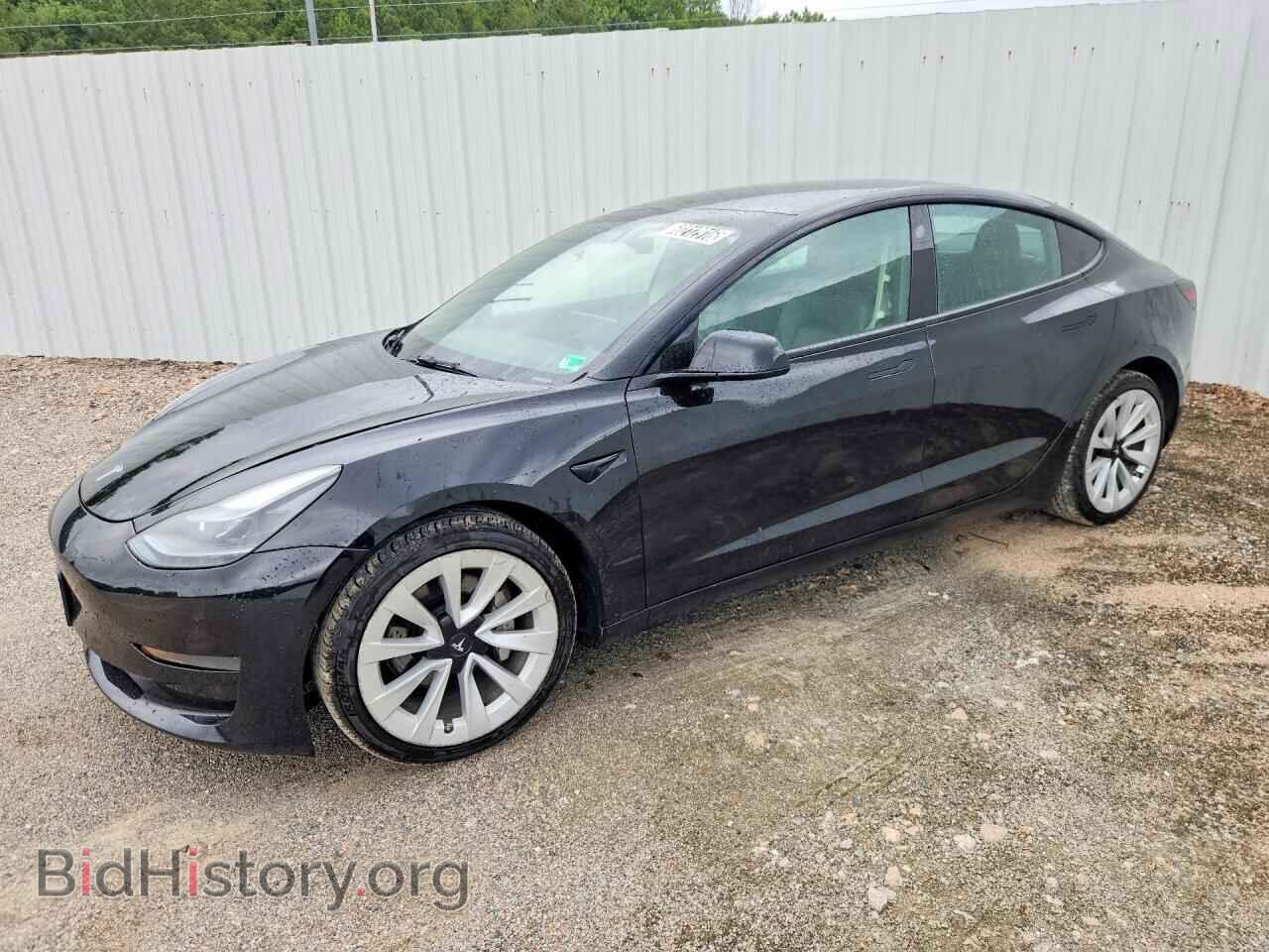 Photo 5YJ3E1EA5NF190098 - TESLA MODEL 3 2022