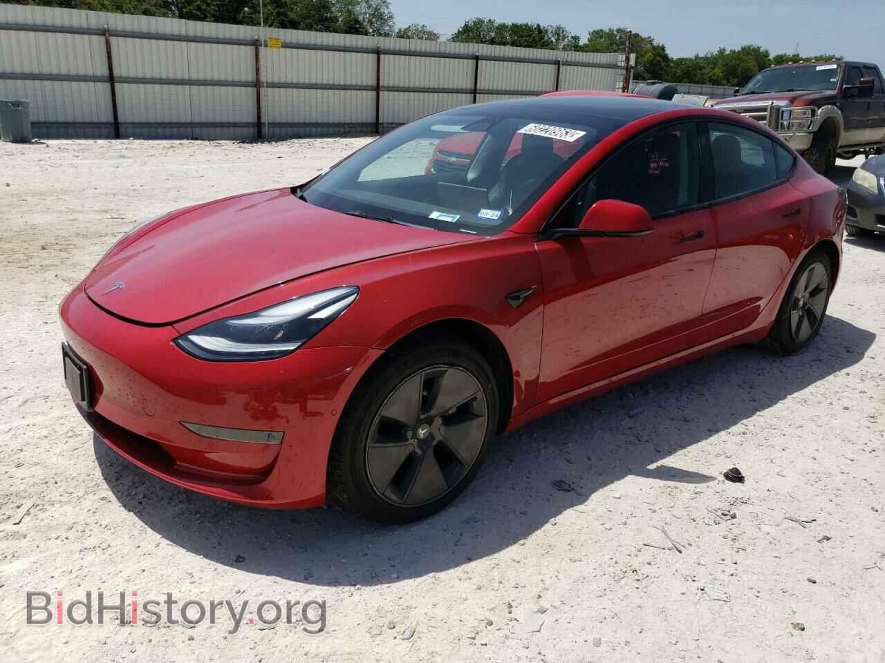 Photo 5YJ3E1EA2NF184789 - TESLA MODEL 3 2022