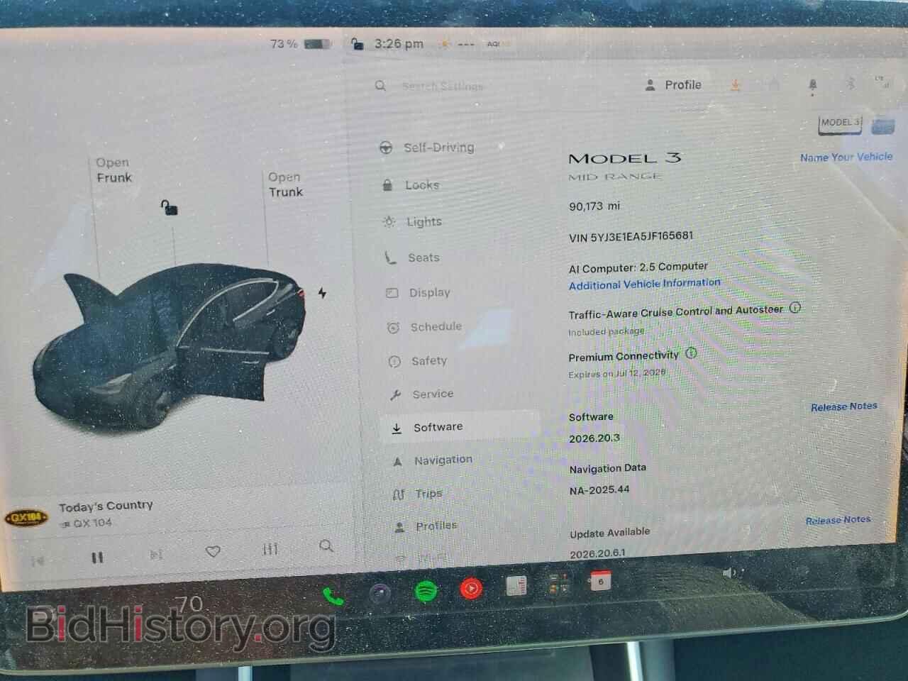 2018 TESLA MODEL 3 - VIN: 5YJ3E1EA5JF165681 - Photo 9