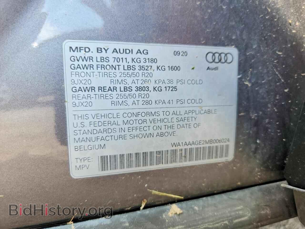 2021 AUDI E-TRON - VIN: WA1AAAGE2MB006024 - Photo 13