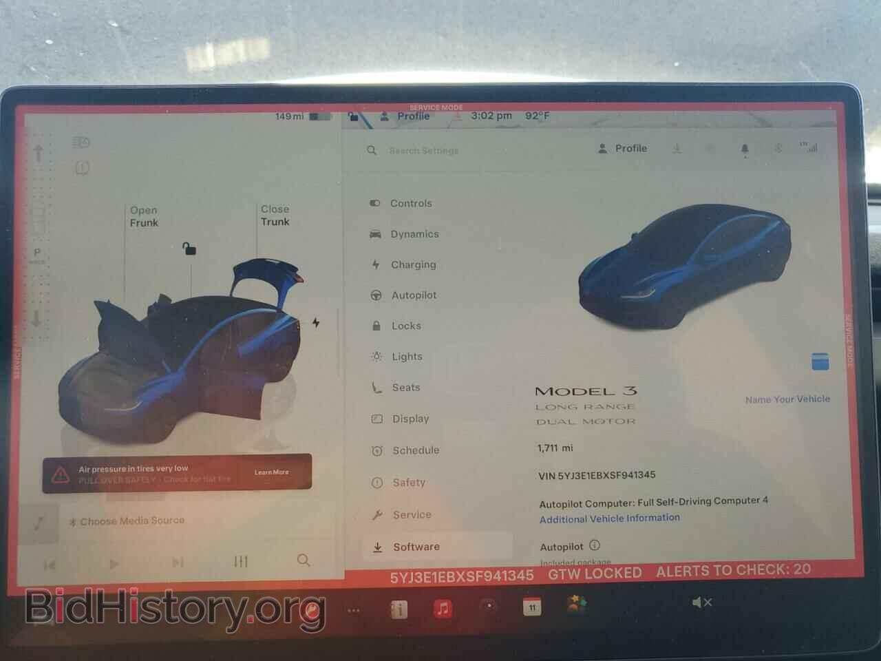 2025 TESLA MODEL 3 - VIN: 5YJ3E1EBXSF941345 - Photo 9
