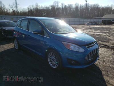 2014 Ford CMAX C-MAX PREM, blue — VIN 1FADP5CU1EL500365, Copart